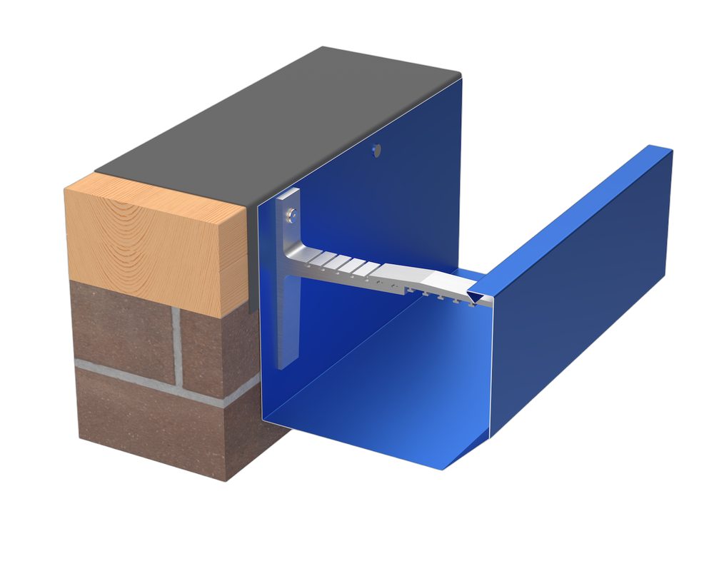 Gutter HD heavy-duty hung gutter profile