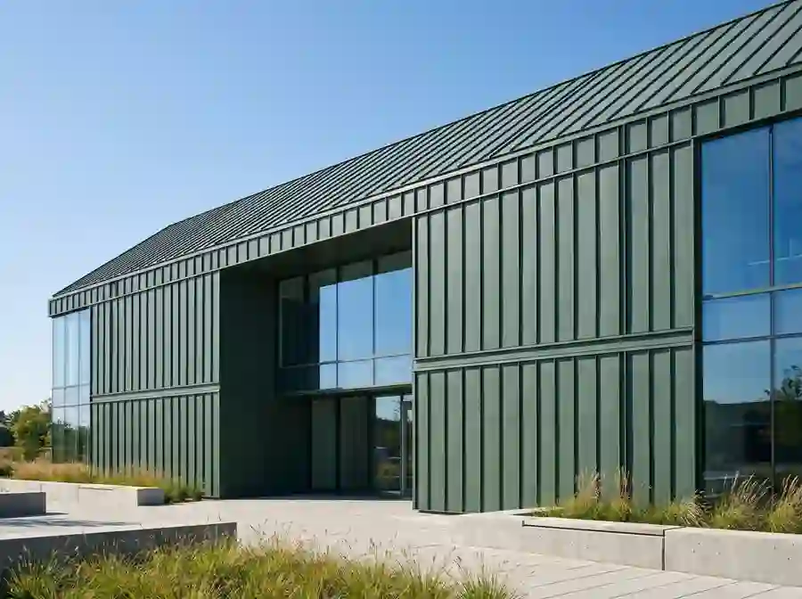 Architectural metal wall cladding project