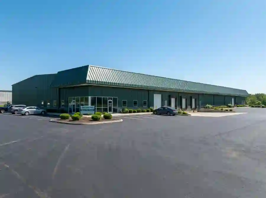 Industrial facility metal roofing project