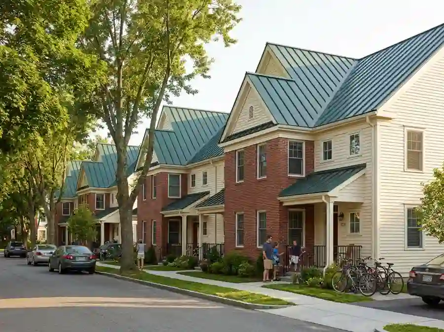 Multi-family development metal roofing project