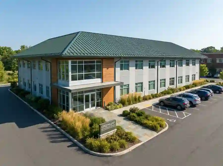 Commercial office metal roofing project